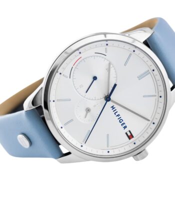 1782023 tommy hilfiger watch women blue leather brooke 3