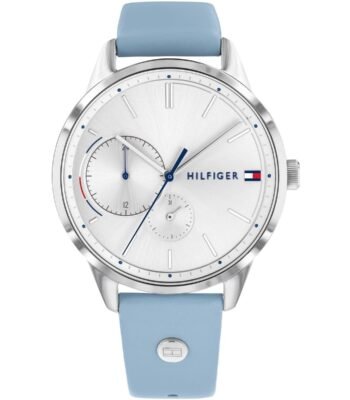 1782023 tommy hilfiger watch women blue leather brooke