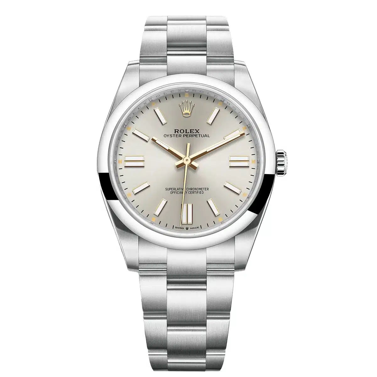 Rolex-124300-silver.jpg ساعة رولكس أويستر بيربتوال ميرور أوريجنال - الصورة 1