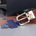 Tommy Hilfiger Men's Reversible Belt in Havana Brown - Image 3