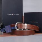 Tommy Hilfiger Men's Reversible Belt in Havana Brown - Image 2