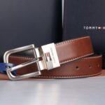 Tommy Hilfiger Men's Reversible Belt in Havana Brown - Image 4