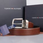Tommy Hilfiger Men's Reversible Belt in Havana Brown - Image 7