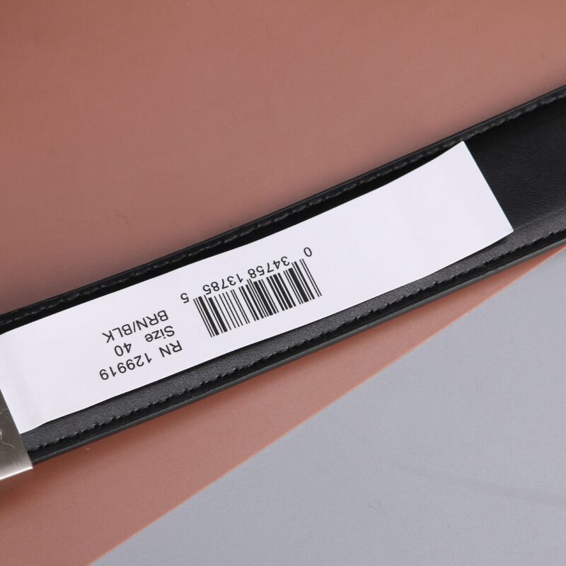 Tommy Hilfiger Men's Reversible Belt in Havana Brown - Image 8