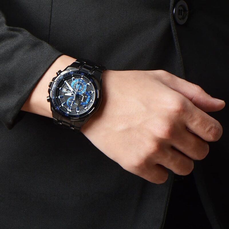 ⁦ساعة رجالية اسود كاسيو اديفيس رجالي EFR-539BK-1A2V⁩ - الصورة ⁦4⁩