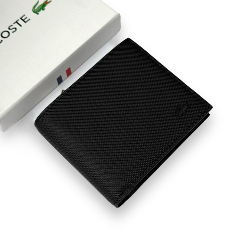 ⁦محفظة لاكوست رجالي بلون اسود⁩ - الصورة ⁦7⁩