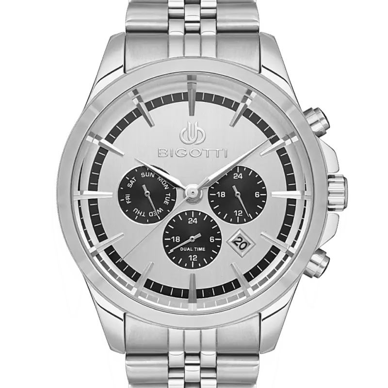 BIGOTTI MILANO MENS STAINLESS STEEL STRAP WATCH – BG.1.10468-1