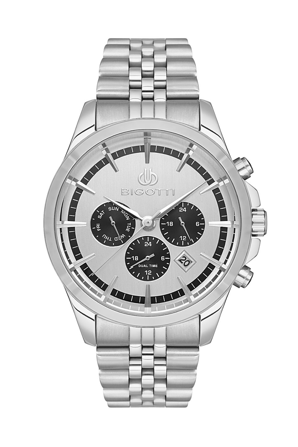 BIGOTTI MILANO MENS STAINLESS STEEL STRAP WATCH – BG.1 BIGOTTI MILANO MENS STAINLESS STEEL STRAP WATCH – BG.1.10468-1