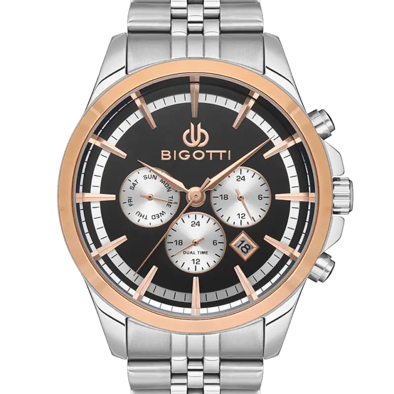 BIGOTTI MILANO MENS STAINLESS STEEL STRAP WATCH – BG.1.10468-4