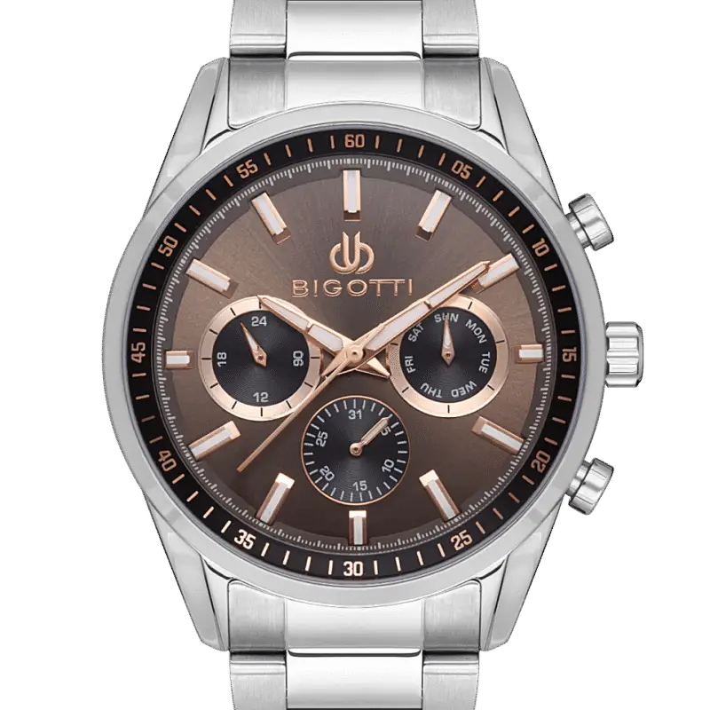 BIGOTTI MILANO MENS STAINLESS STEEL STRAP WATCH – BG.1.10472-4