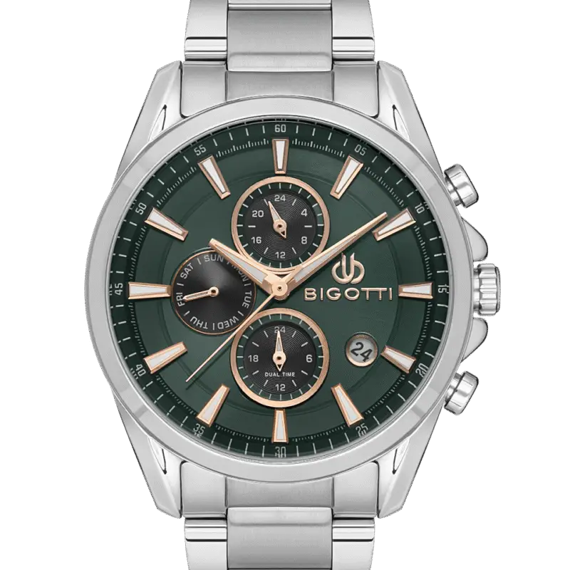 BIGOTTI MILANO MENS STAINLESS STEEL STRAP WATCH – BG.1.10479-4