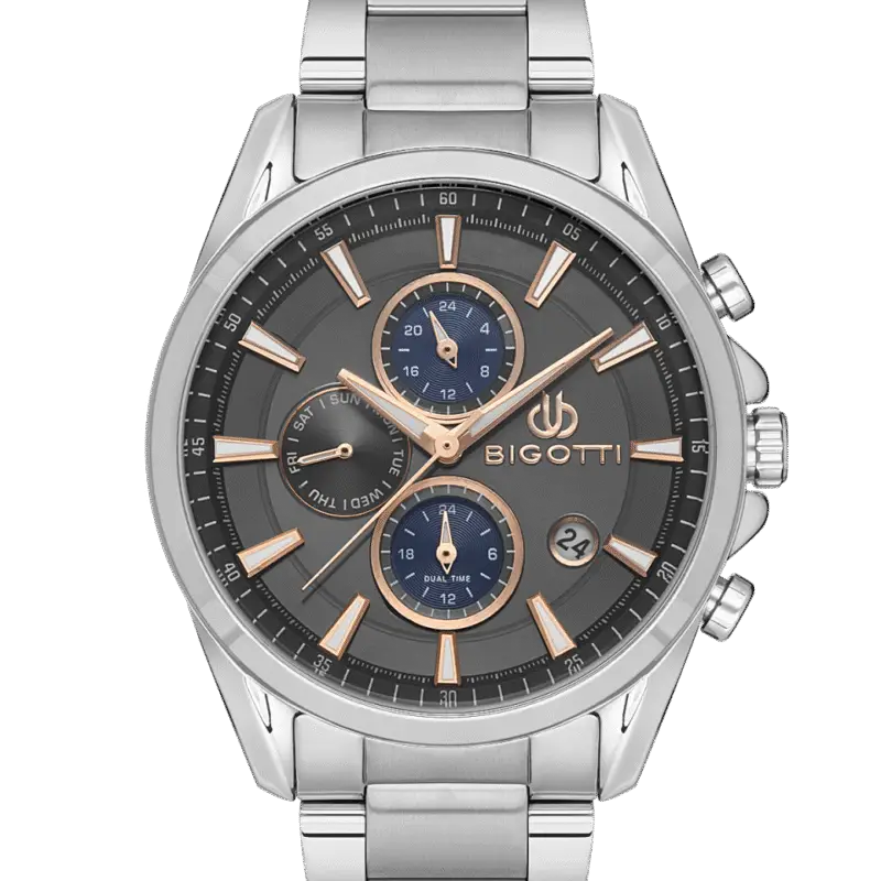 BIGOTTI MILANO MENS STAINLESS STEEL STRAP WATCH – BG.1.10479-5