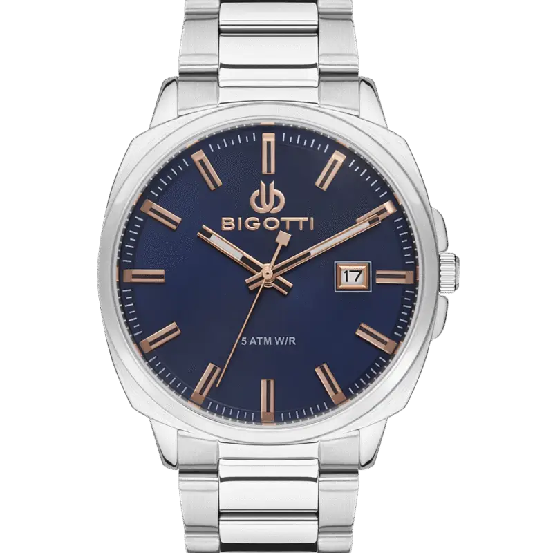BIGOTTI MILANO MENS STAINLESS STEEL STRAP WATCH – BG.1.10483-3