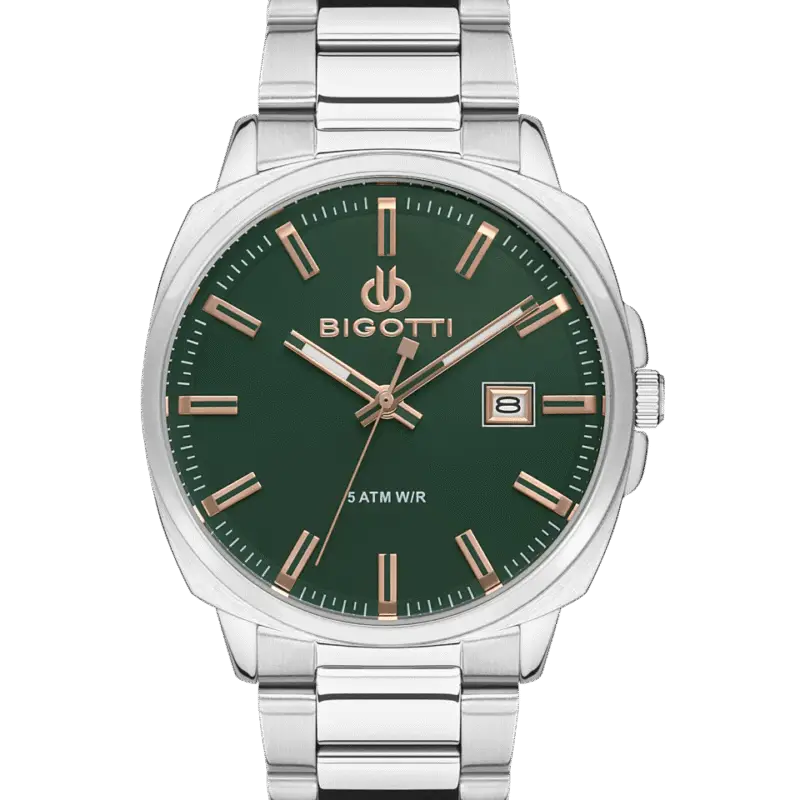 BIGOTTI MILANO MENS STAINLESS STEEL STRAP WATCH – BG.1.10483-4