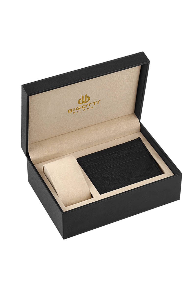 BIGOTTI MILANO MENS STAINLESS STEEL STRAP WATCH WITH GIFT SET – BG.1.10485-2