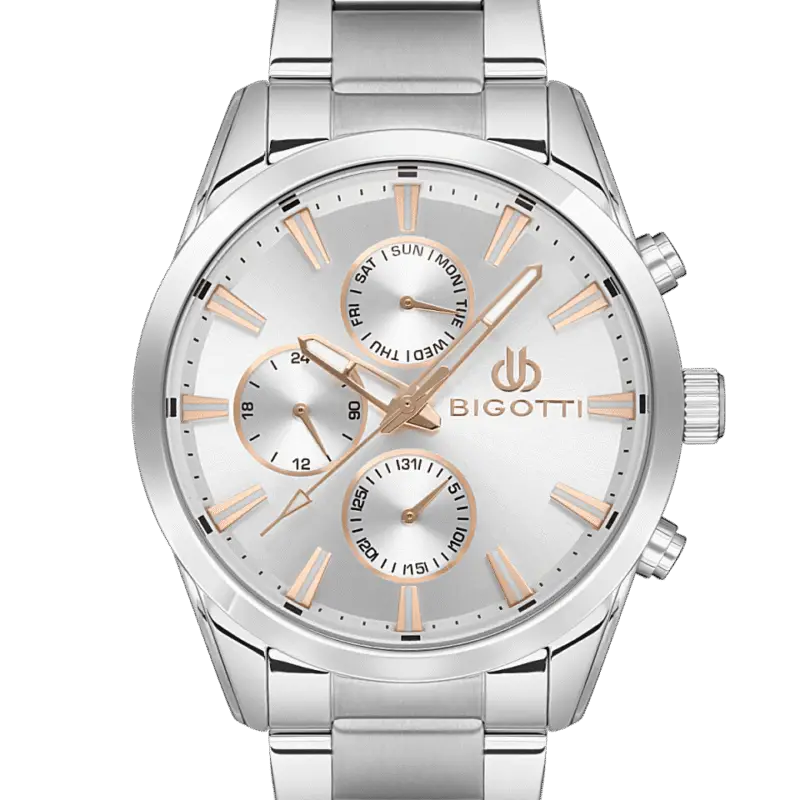 BIGOTTI MILANO MENS STAINLESS STEEL STRAP WATCH – BG.1.10494-1