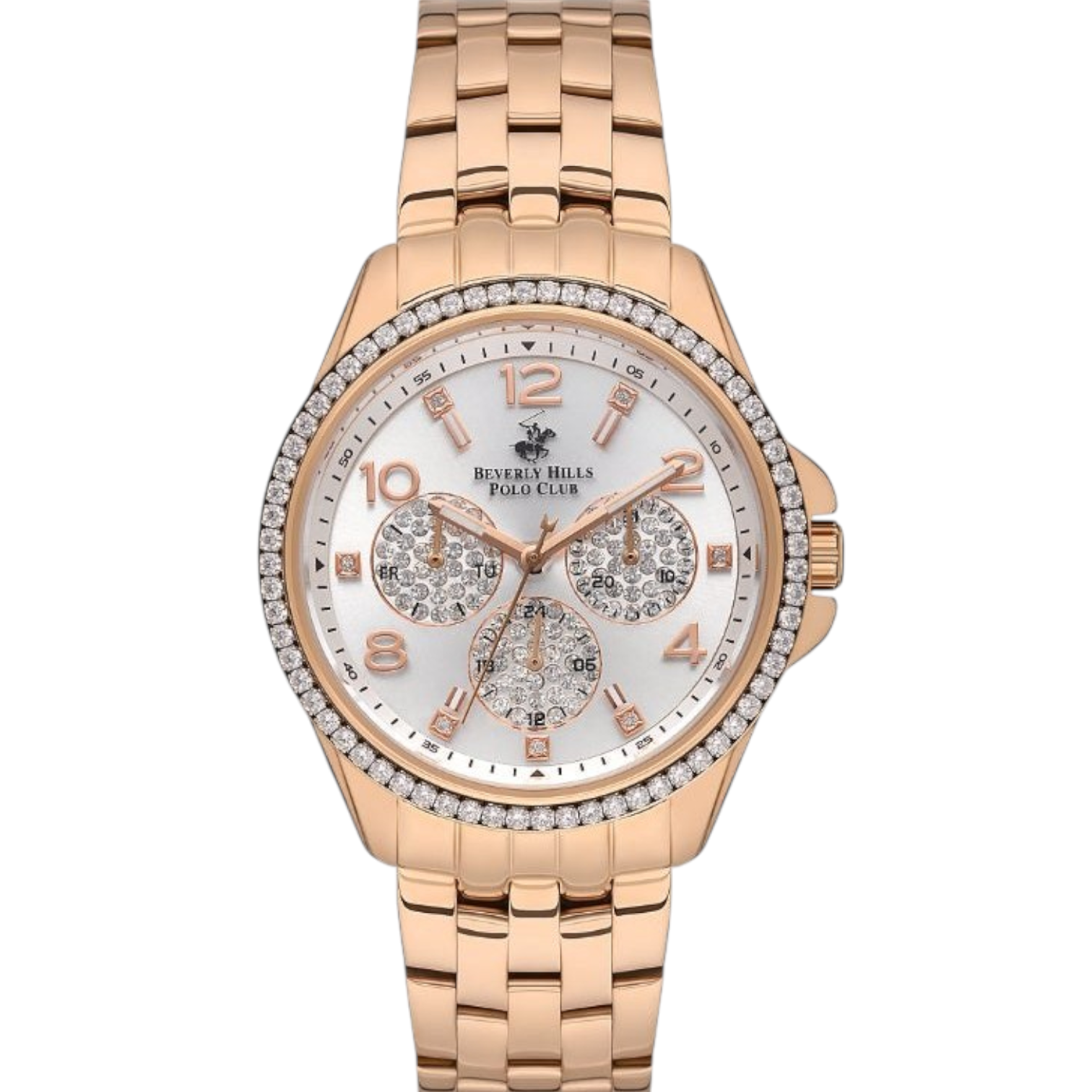 BP3572C.430 BEVERLY HILLS POLO CLUB Women’s Analog Silver Dial Watch – BP3572C.430 - الصورة 1