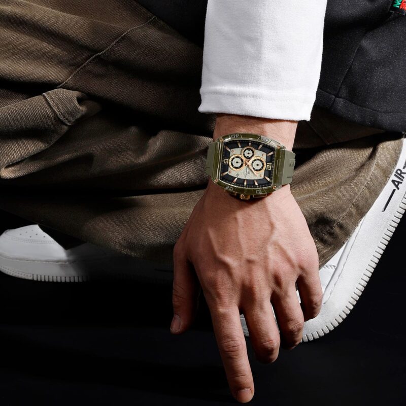 ⁦ساعة نافي فورس للرجال NF6101-GY-Y-GY⁩ - الصورة ⁦6⁩