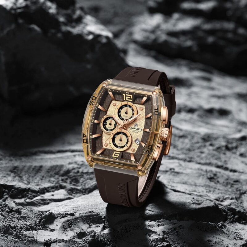 Navi Force Men's Watch NF6101-RG-Y-CE - Image 7