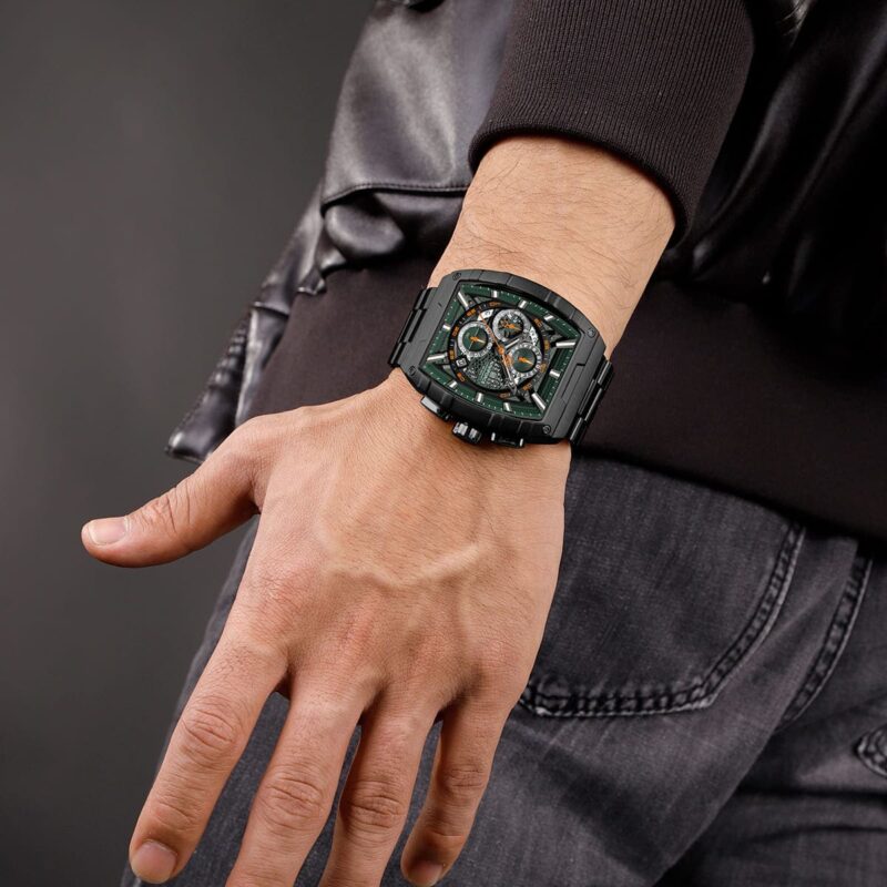 ⁦ساعة نافي فورس للرجال NF8066-B-GN-B⁩ - الصورة ⁦7⁩